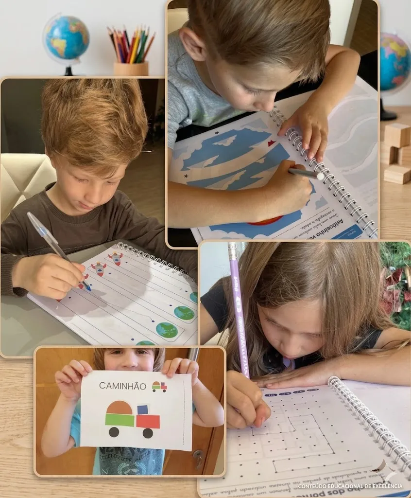 Crianças se desenvolvendo